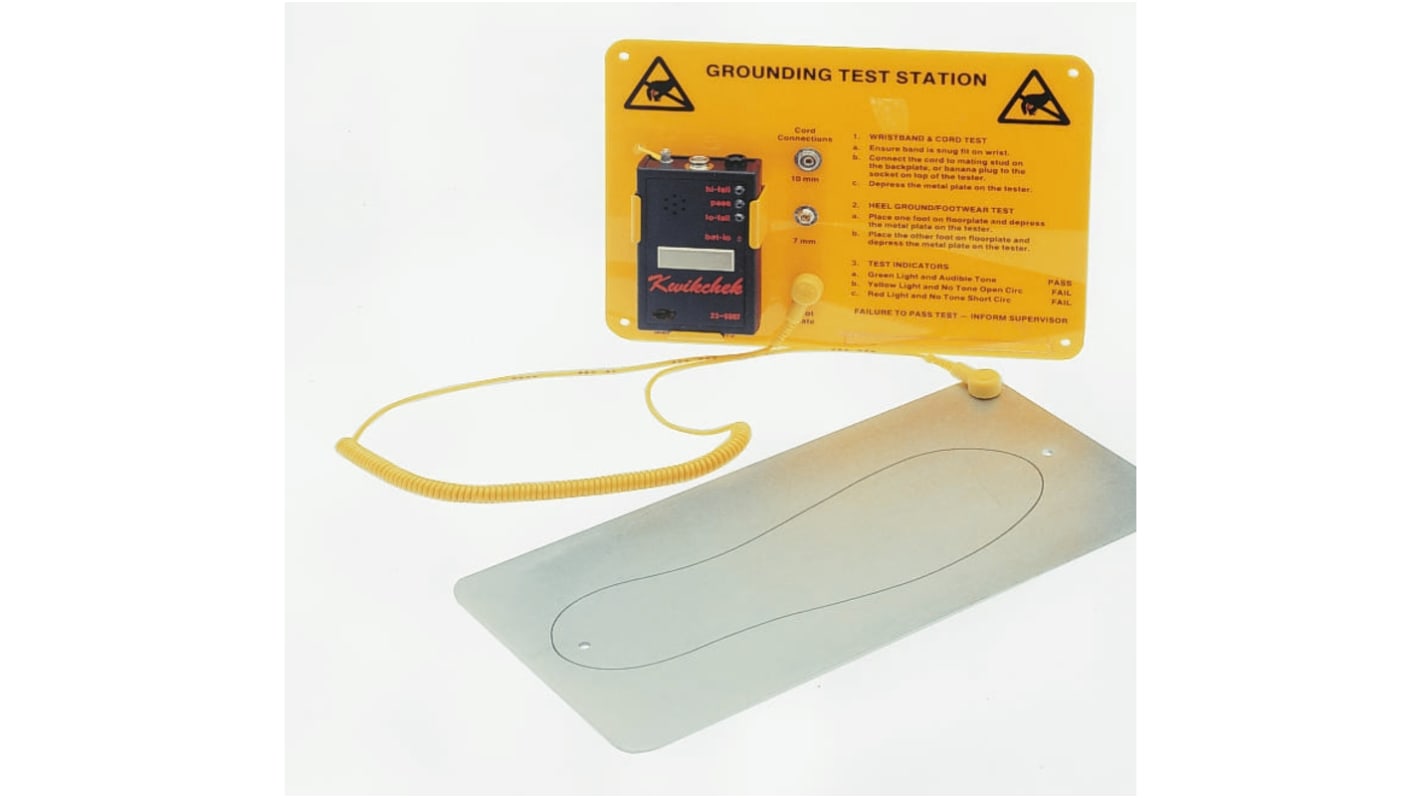 RS PRO Wrist & Foot ESD Tester, With RS Calibration RS