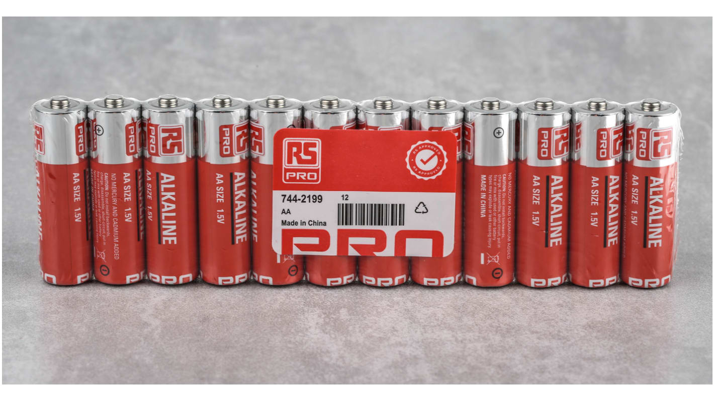 RS PRO Alkaline AA Battery 1.5V