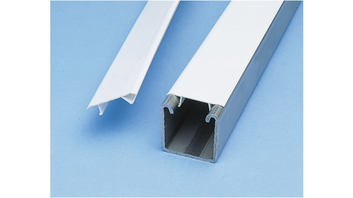 Unistrut White PVC Cover Strip, 2m Length