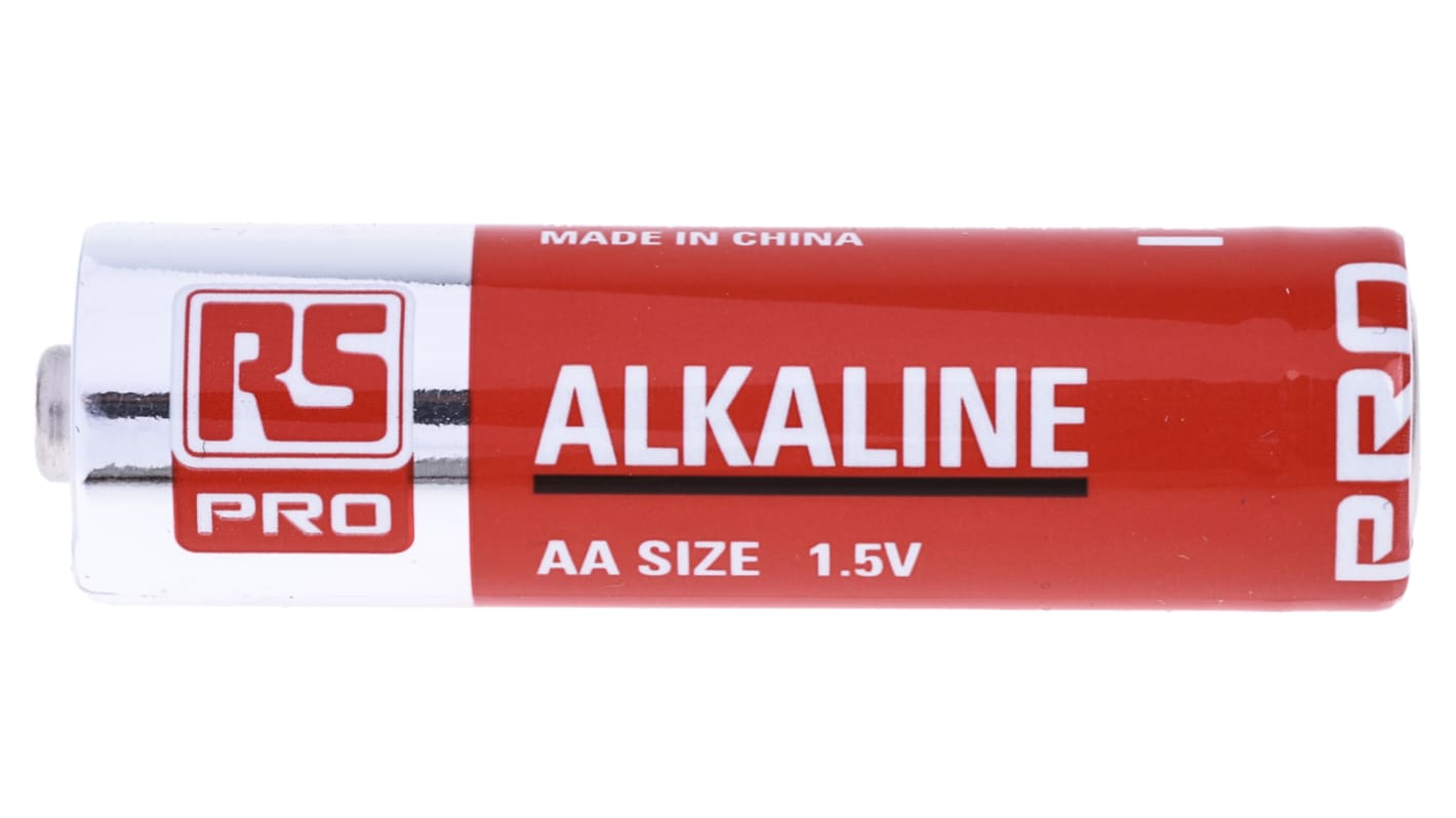 RS PRO Alkaline AA Batteries 1.5V RS
