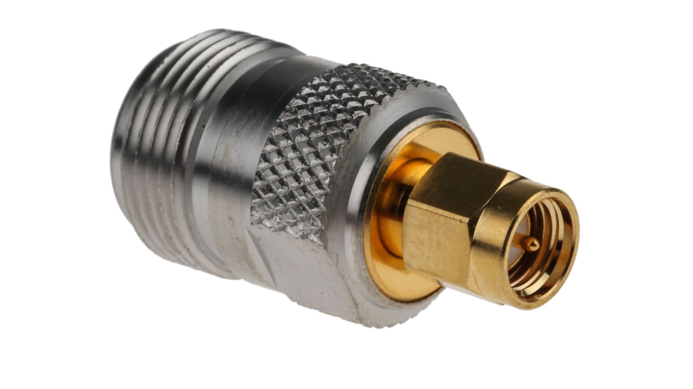 HF Adapter, SMA - N, 50Ω, Male - Weiblich, Gerade, 11GHz Normal