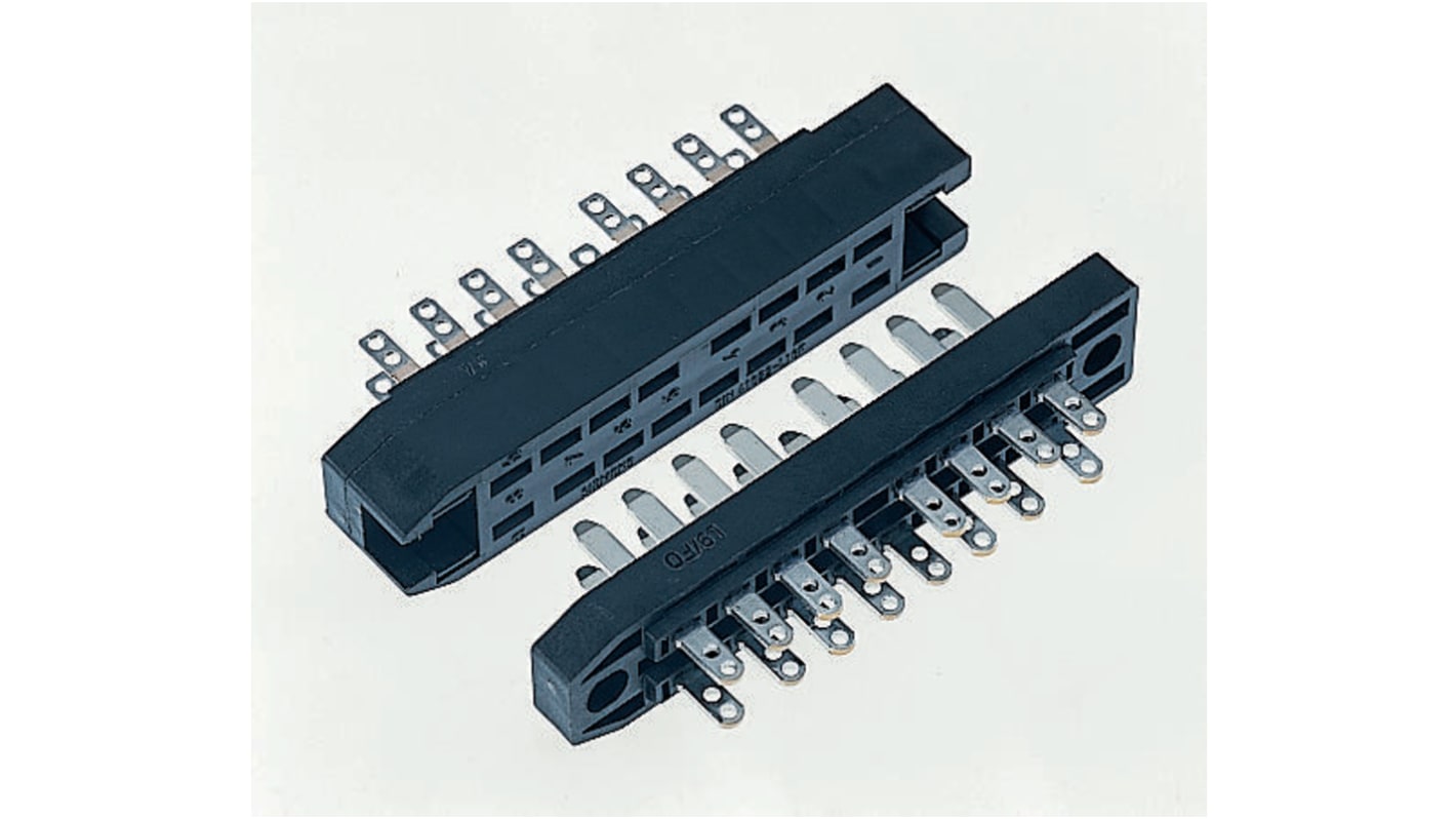 Conector rectangular hembra TE Connectivity de 16 contactos serie RP622
