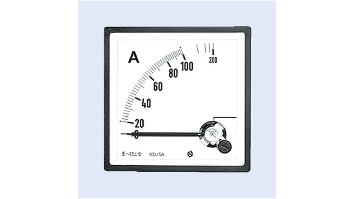 GMW Analoges Voltmeter DC / Klasse 1,5, 92mm, 92mm, 53mm