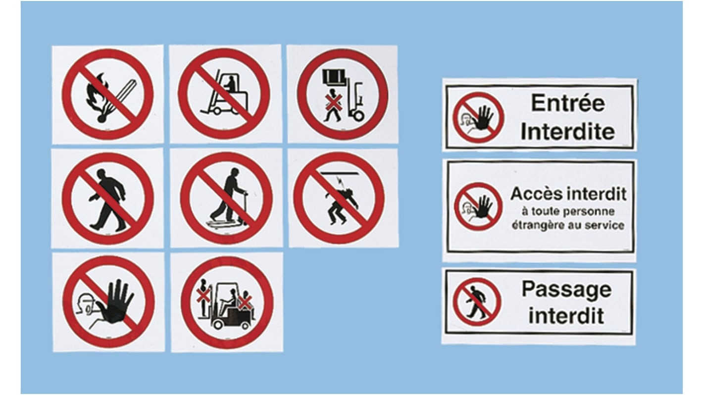 английские запрещающие знаки