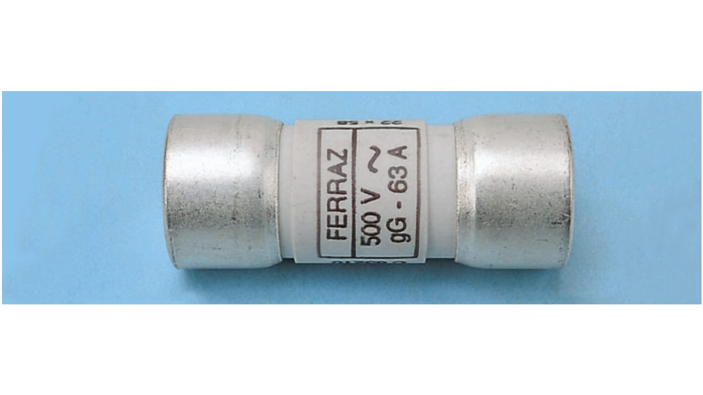 Mersen 40A Ceramic Cartridge Fuse, 22 x 58mm