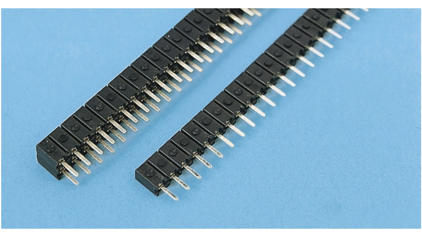 Conector hembra para PCB Stelvio Kontek serie MINICOM, de 25 vías en 1 fila, paso 2.54mm, 500 V, 12A, , montaje