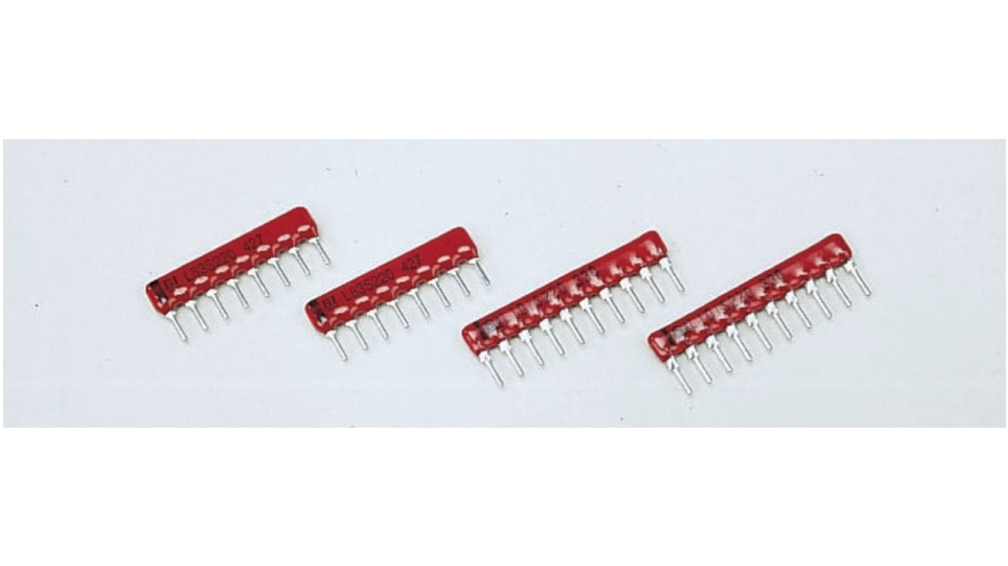 Caddock, 1776 1kΩ ±0.5% VOLT/D Resistor Array, 5 Resistors, SIP, Through Hole