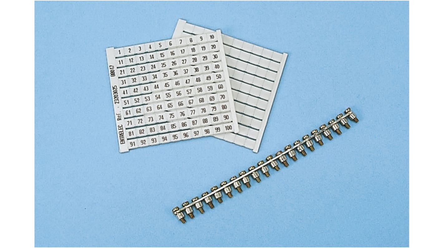 ABB, RC Marker Card for use with Terminal Blocks