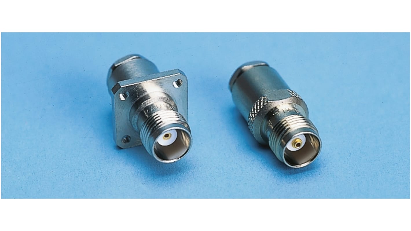 Conector coaxial Radiall R143254000, Hembra, Recto, Impedancia 50Ω, Montaje en Panel, 0 to 11GHz +165°C -65°C, RG179,