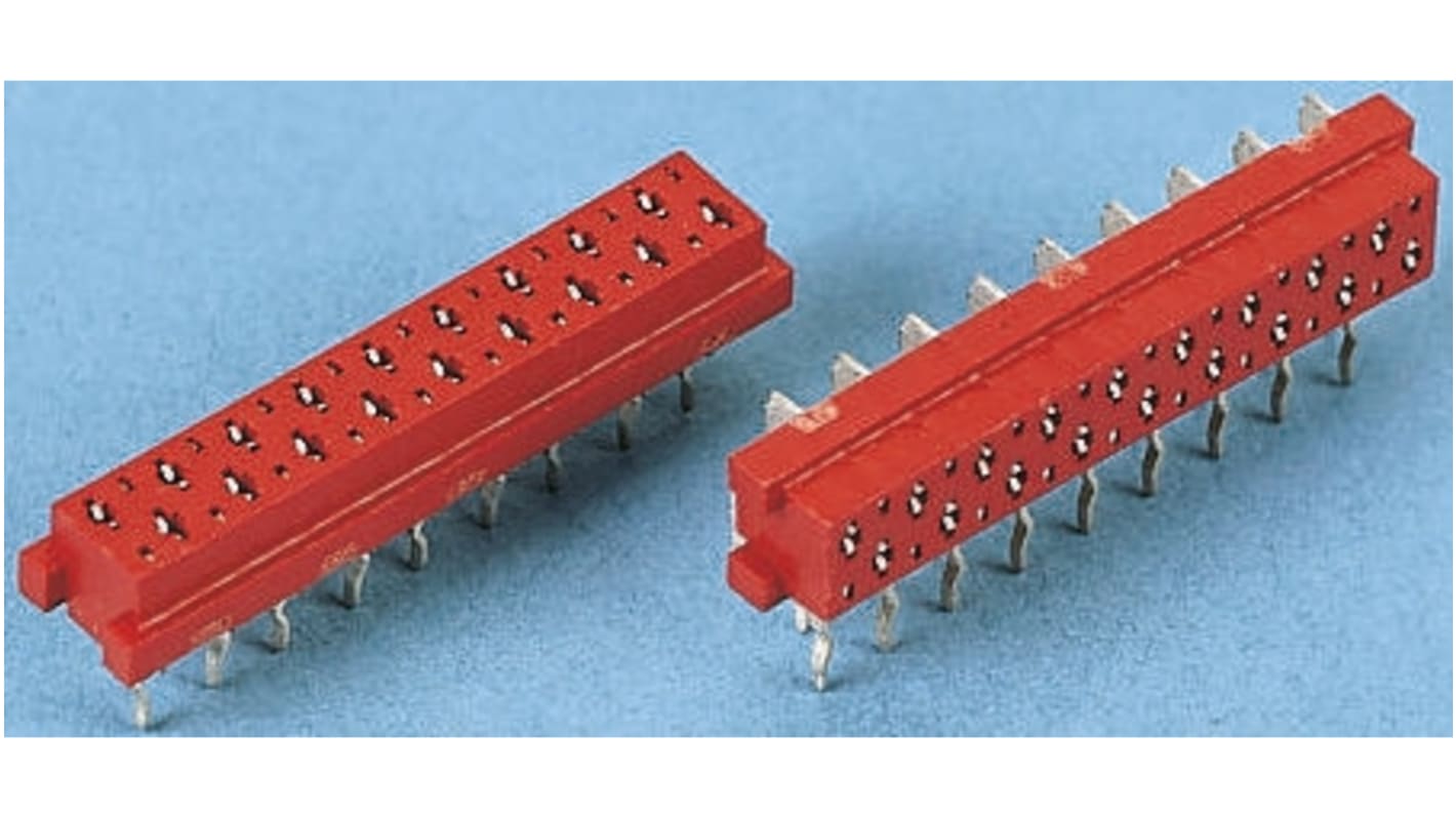 TE Connectivity Micro-MaTch Series Straight Through Hole Mount PCB Socket, 4-Contact, 2-Row, 2.54mm Pitch, Solder