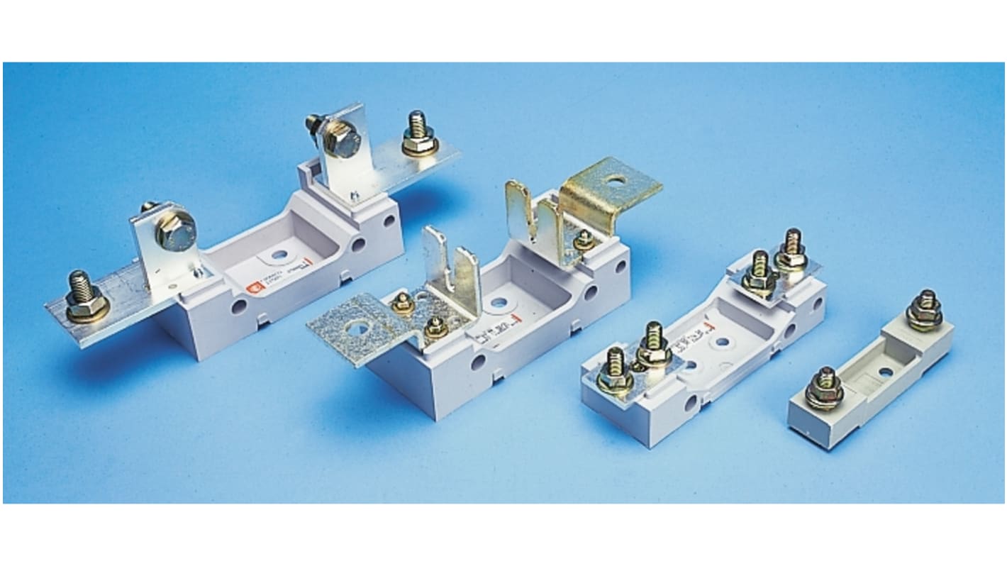 F098031 Mersen 630A Base Mount Fuse Holder for 32mm Fuse, 1500V ac RS