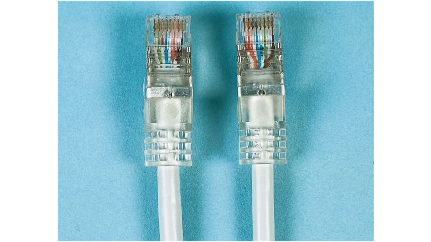 Decelect Ethernet kábel, Cat5, RJ45 - RJ45, 4m, Szürke