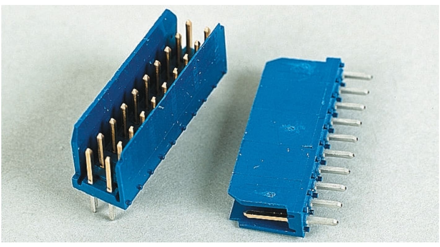 Amphenol Communications Solutions Dubox Series Straight Through Hole PCB Header, 6 Contact(s), 2.54mm Pitch, 1 Row(s),