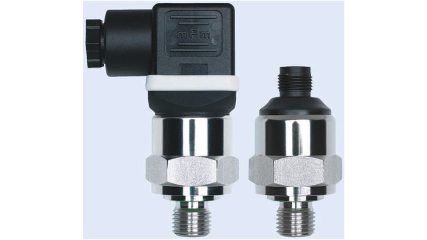 Jumo Pressure Sensor, 0bar Min, 4bar Max