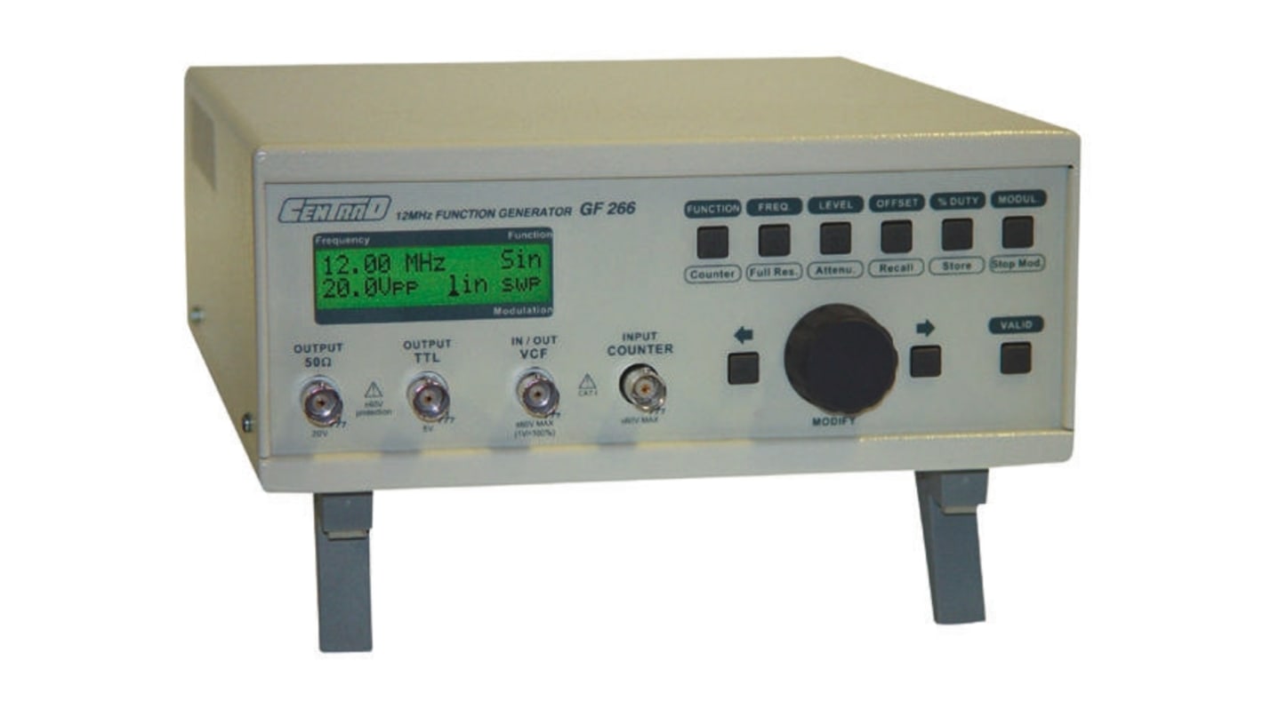 ELC GF266 12MHz Funktionsgenerator RS232, RSCAL kalibreret