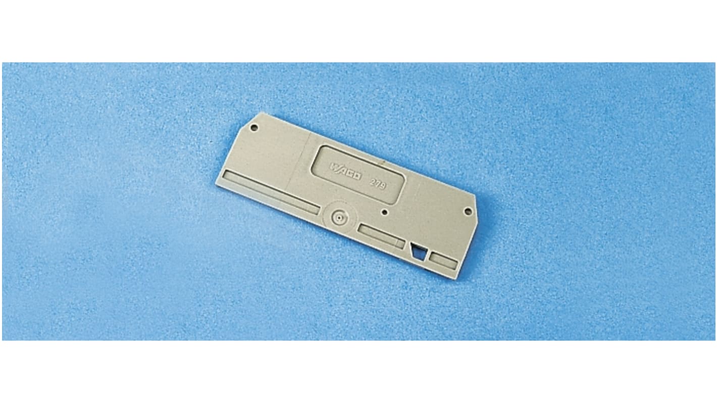 Wago 279 Series End and Intermediate Plate for Use with 279 Series Terminal Blocks