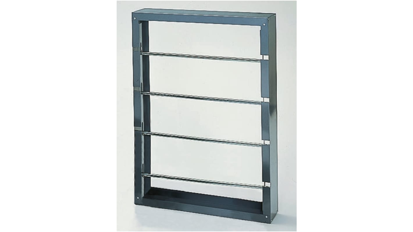 Rastrelliera per cavi RS PRO, Rack per cavi, in Acciaio, 4 ripiani, dimensioni 943 x 152.4 x 663.6mm