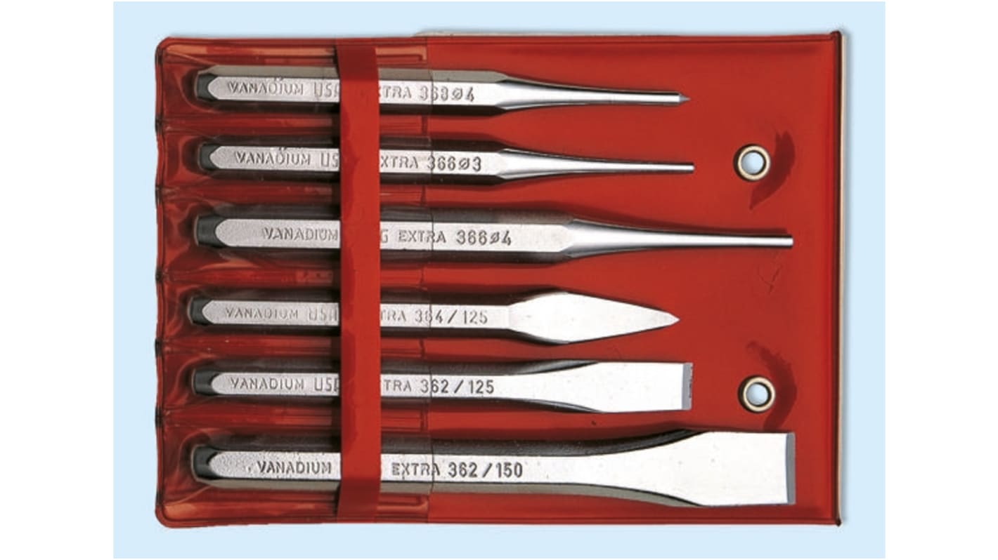 Assortimento Scalpelli E Punzoni USAG - 6 Pezzi Per Lavori Di Meccanica E Fai Da Te - Foto 5