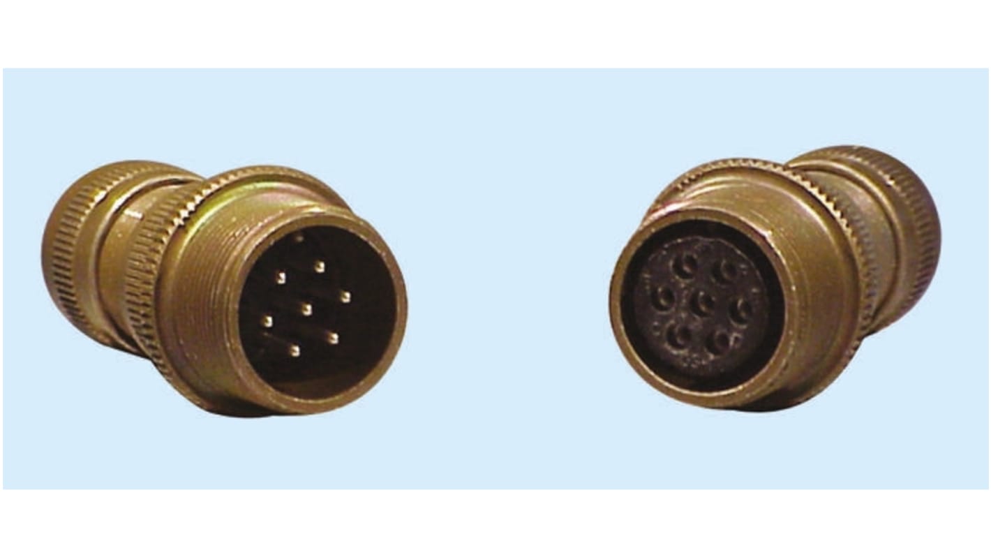 Glenair 5 Way Cable Mount MIL Spec Circular Connector Receptacle, Pin Contacts,Shell Size 14S, MIL-DTL-5015