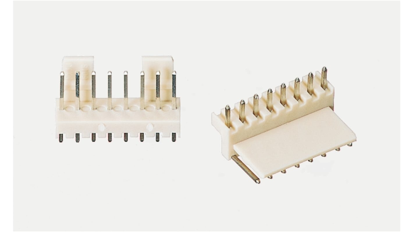 Molex 5045 Series Straight Through Hole PCB Header, 14 Contact(s), 2.5mm Pitch, 1 Row(s), Shrouded