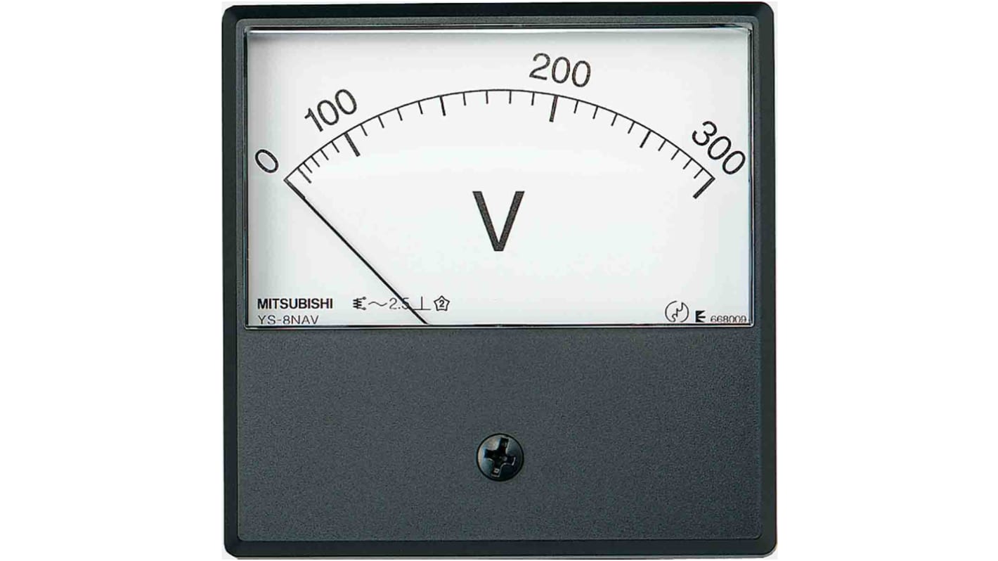 三菱電機 アナログ電圧計 AC YS-8NAV 150V 0-150V B