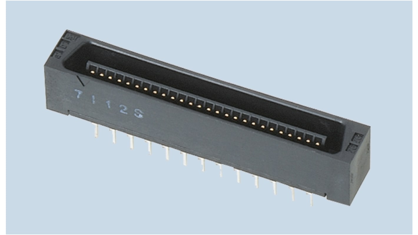 Hirose FX2 Series Straight Through Hole PCB Header, 100 Contact(s), 1.27mm Pitch, 2 Row(s), Shrouded