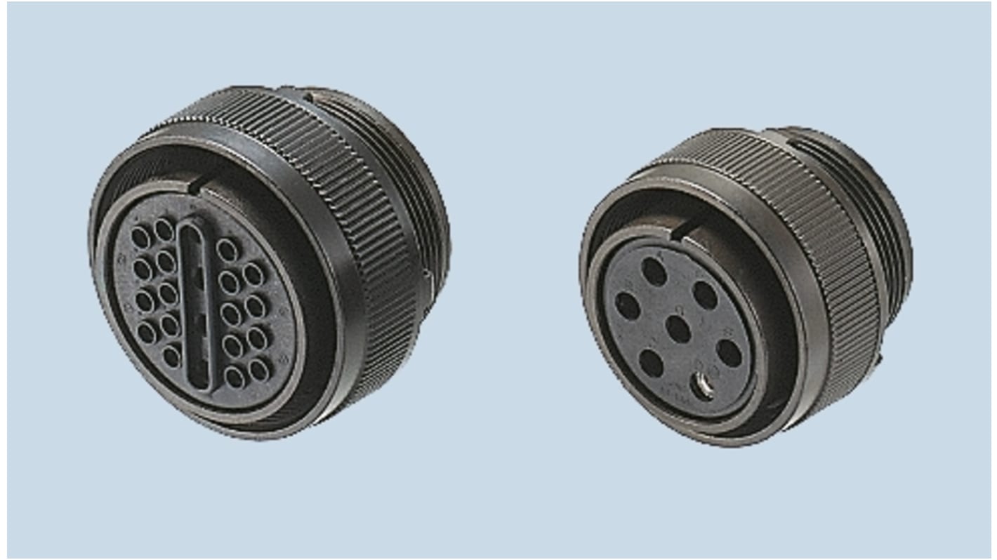 JAE Circular Connector, 8 Contacts, Cable Mount, Plug, Female, IP67, JL04V Series