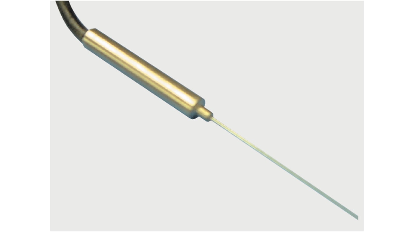 Netsushin RTD Sensor, -200°C min +200°C max, 50mm Probe Length x 1.6mm Probe Diameter