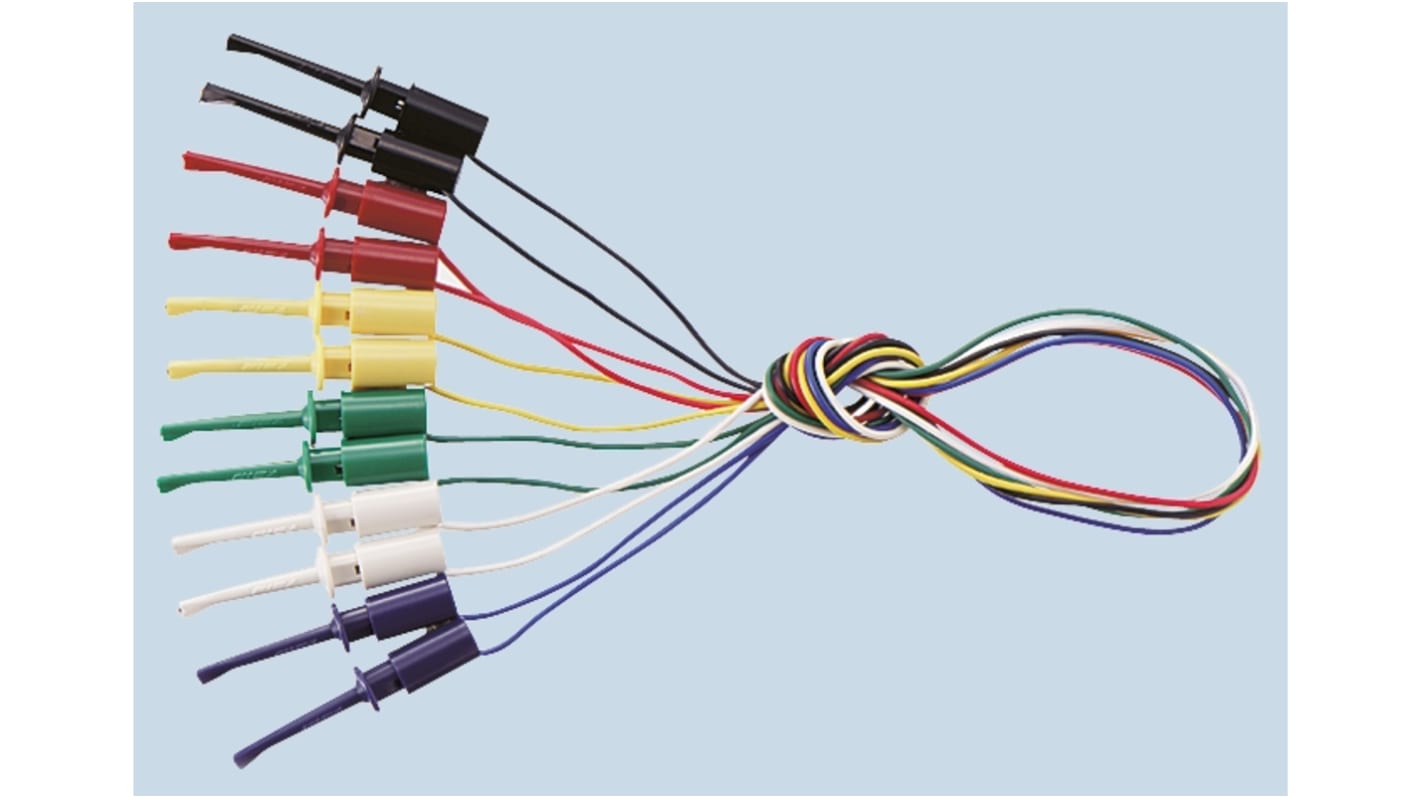 Teishin Electric, Black, Blue, Green, Red, White, Yellow, 50cm Lead Length