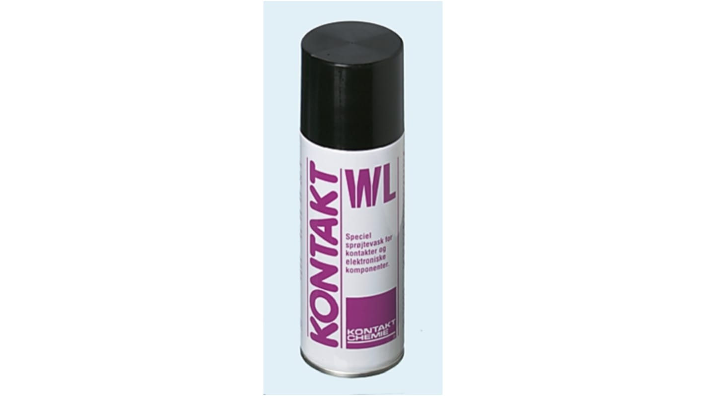 Kontakt Chemie WL-200ML Rensemiddel til elektriske kontakter, 200 ml, Aerosol, For Komponenter, kontakter, gear, huse