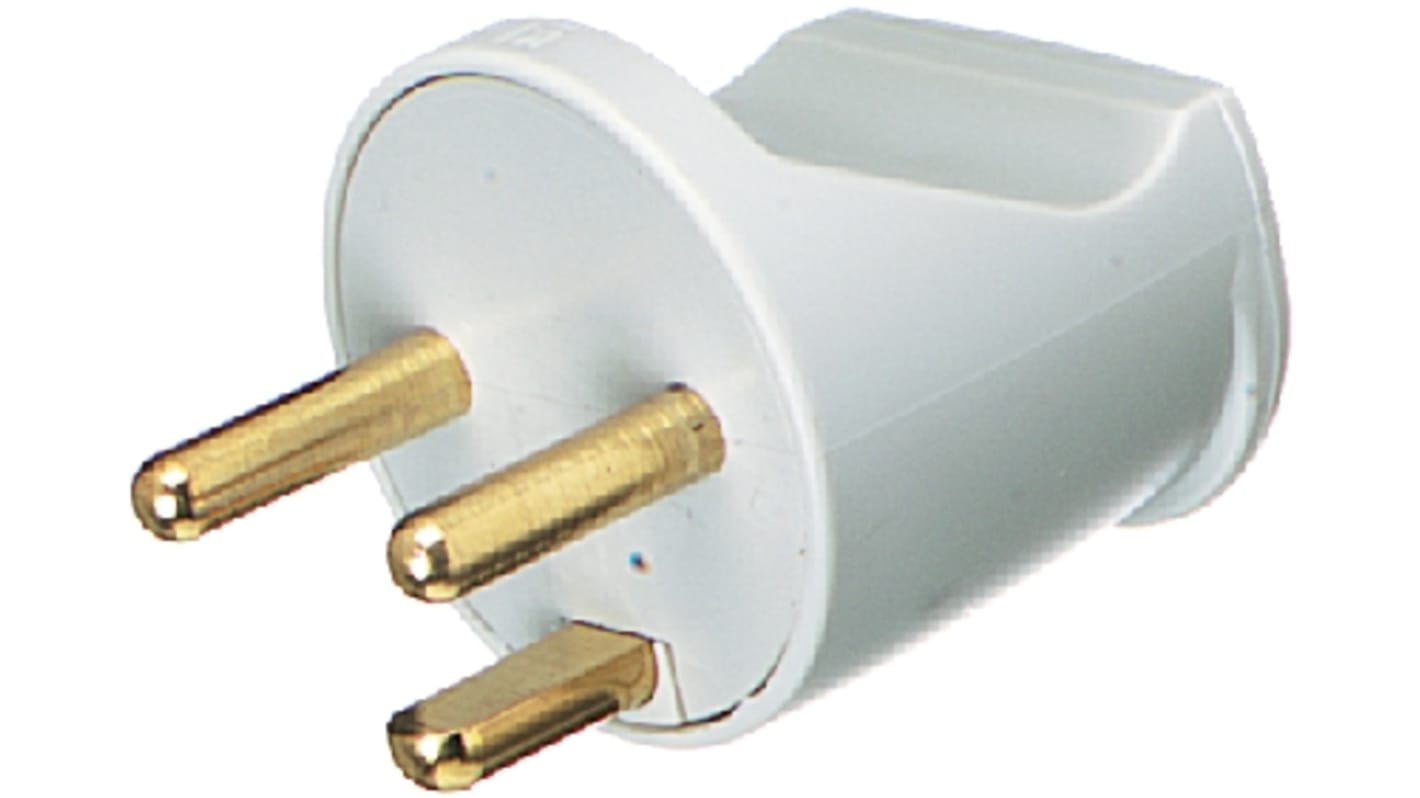 210A5245 LK Denmark Mains Plug, 10A, Cable Mount, 250 V RS