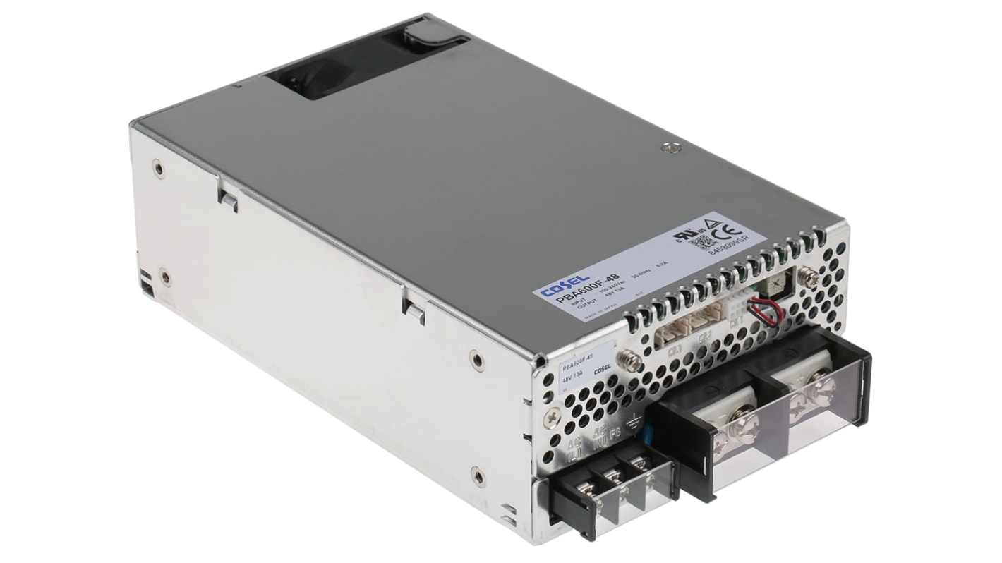 Cosel 624W Embedded switch-mode strømforsyning 1 udgang, 48V dc