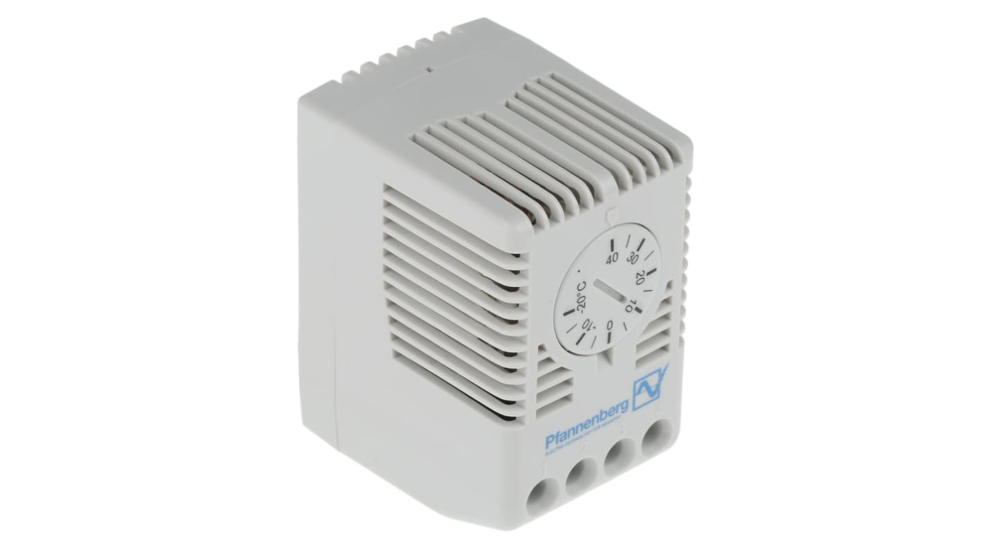 Pfannenberg FLZ Changeover Enclosure Thermostat, 100 → 250 V ac, -20 → +40 °C