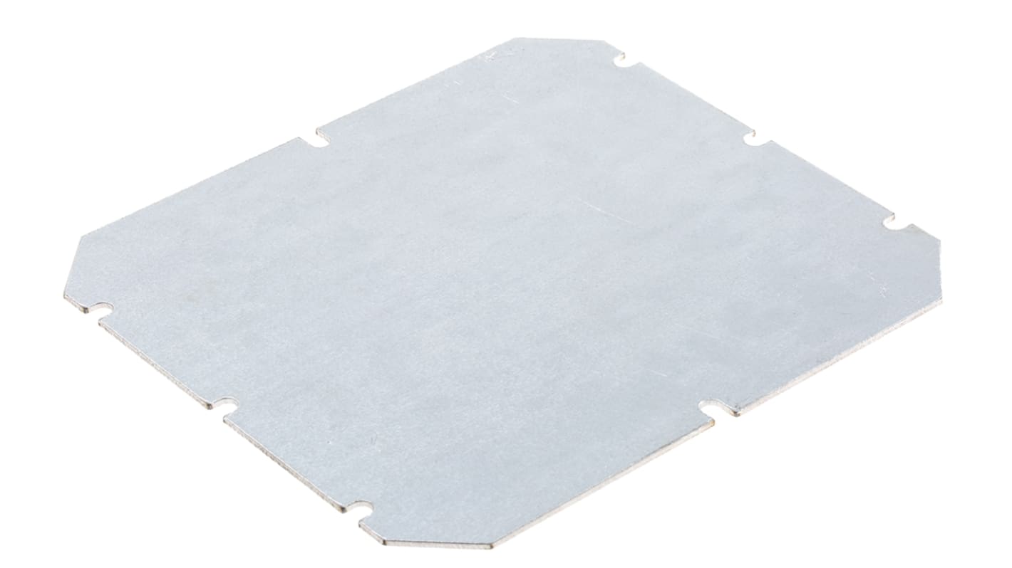 Fibox Steel Mounting Plate, 1.5mm H, 140mm W, 170mm L for Use with Tempo Enclosure