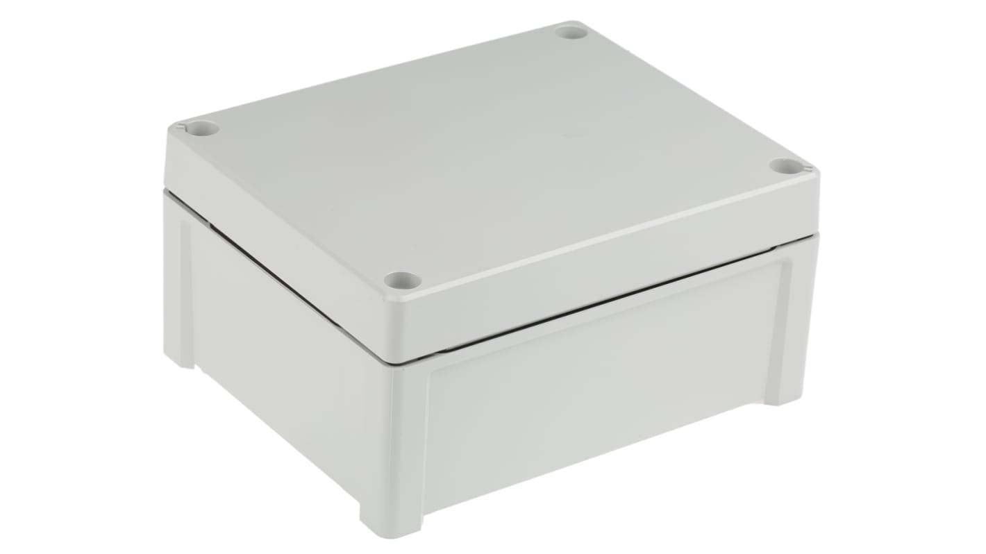 Caja Fibox de ABS Gris, 201.2 x 163.2 x 98.4mm, IP65