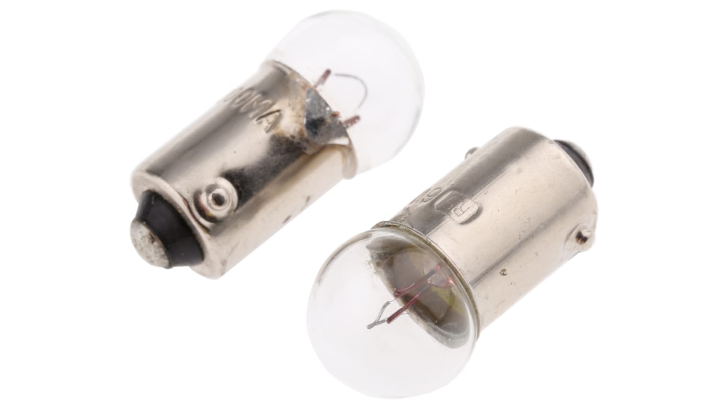 Luz indicadora, Casquillo BA9s, 6 V, 300 mA, Vida Útil 4000h