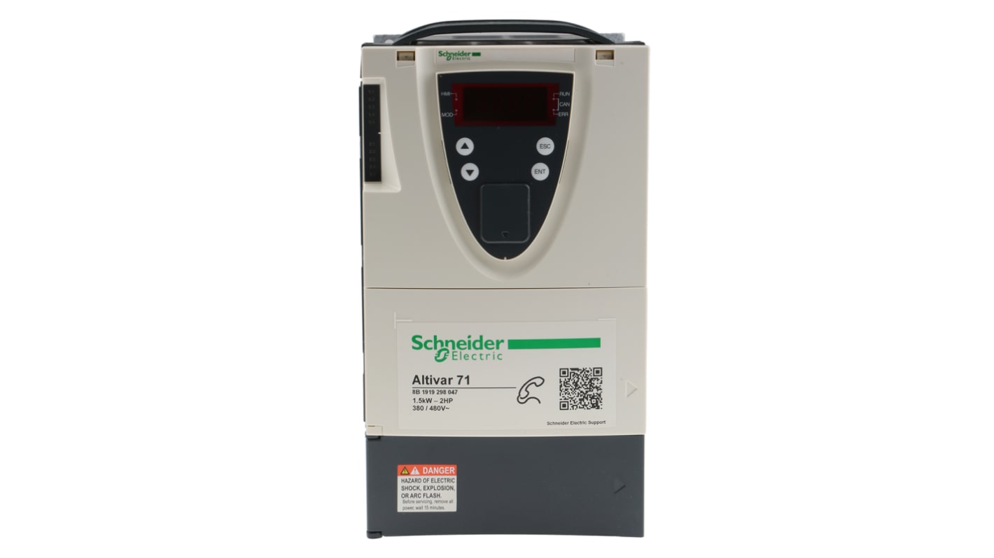 Inverter Schneider Electric, 1,5 kW, 400 V, 3 fasi, 0.1 → 599Hz