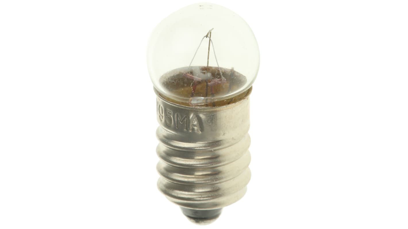 Luz indicadora, Casquillo E10, 12 V, 95 mA, Vida Útil 5000h