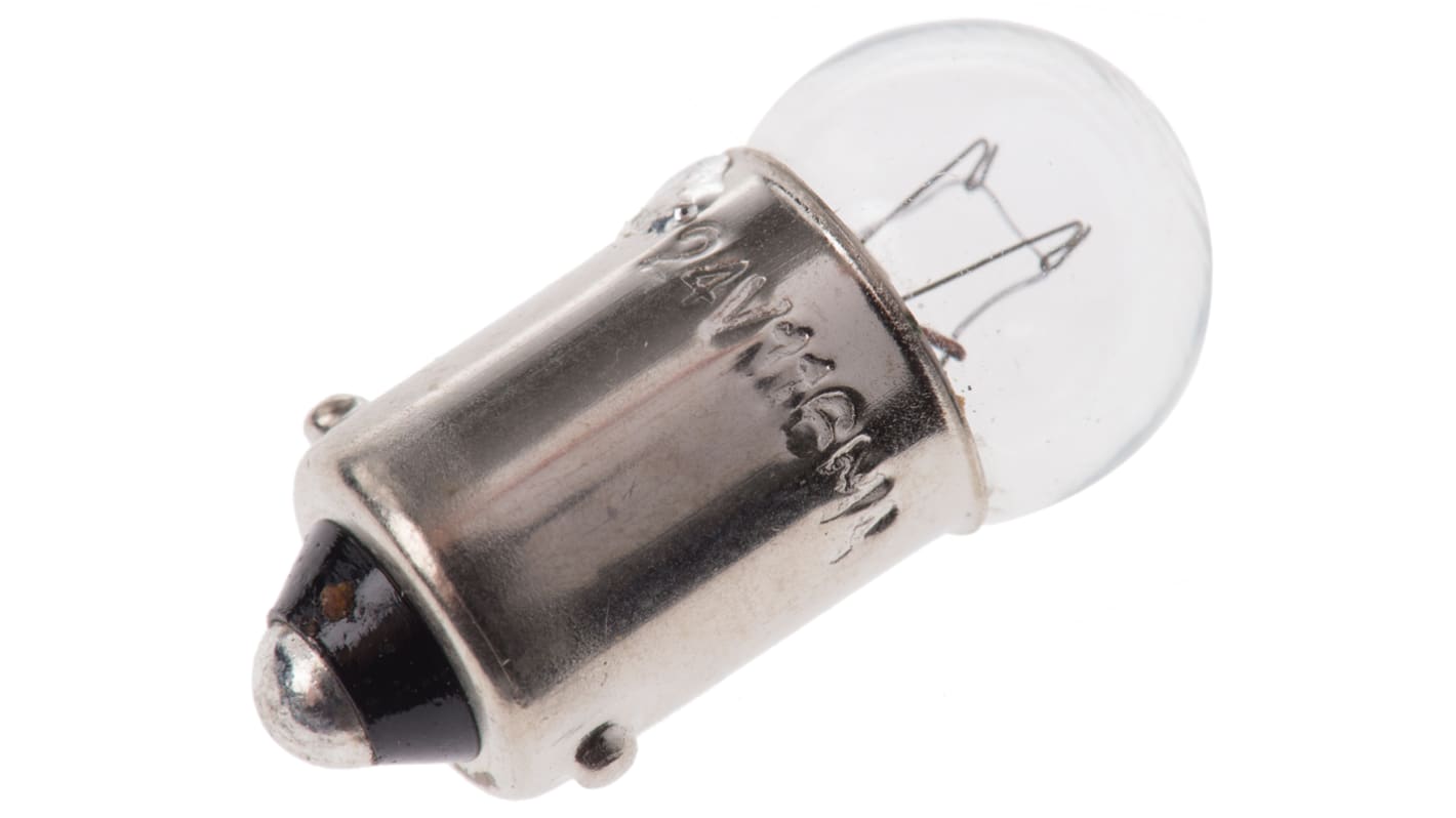 RS PRO Anzeigelampe 24 V, BA9s Sockel Ø 11.5mm x G3 1/2