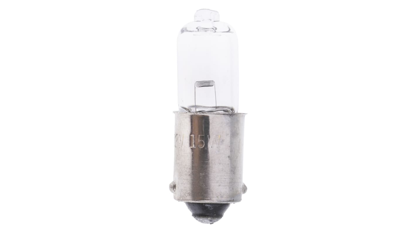 Luz indicadora, Casquillo BA9s, 12 V, 1,25 A, Vida Útil 200h