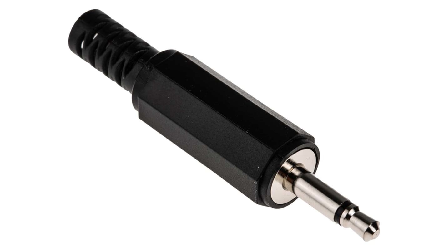 Conector jack mono de 3.5 mm Recto Macho RS PRO, Montaje de Cable