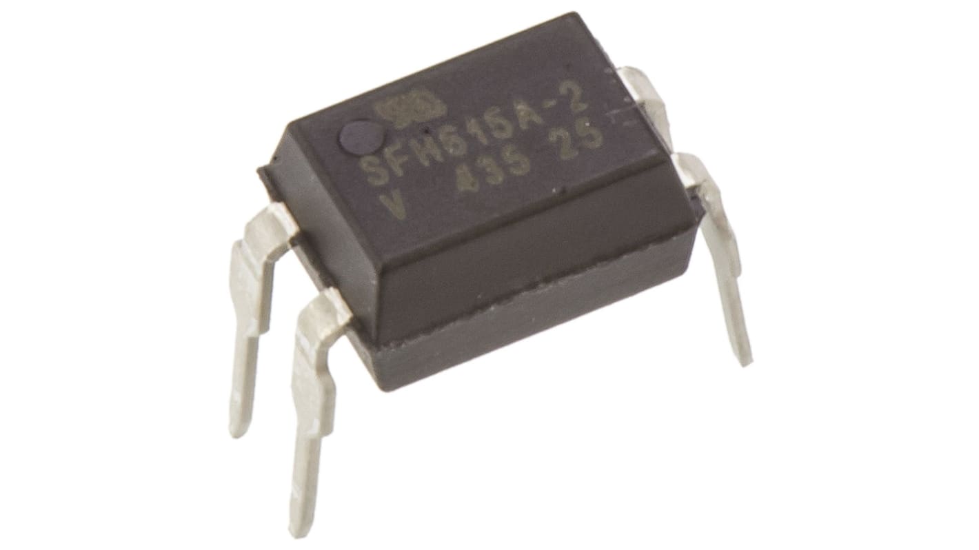 Vishay, SFH615A-2 DC Input Transistor Output Optocoupler, Through Hole, 4-Pin PDIP