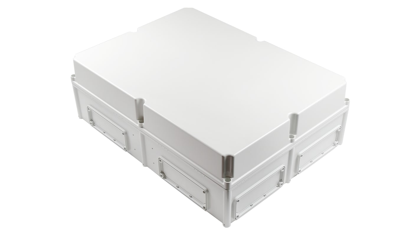 Caja Fibox de Policarbonato Gris, 760 x 560 x 250mm, IP67