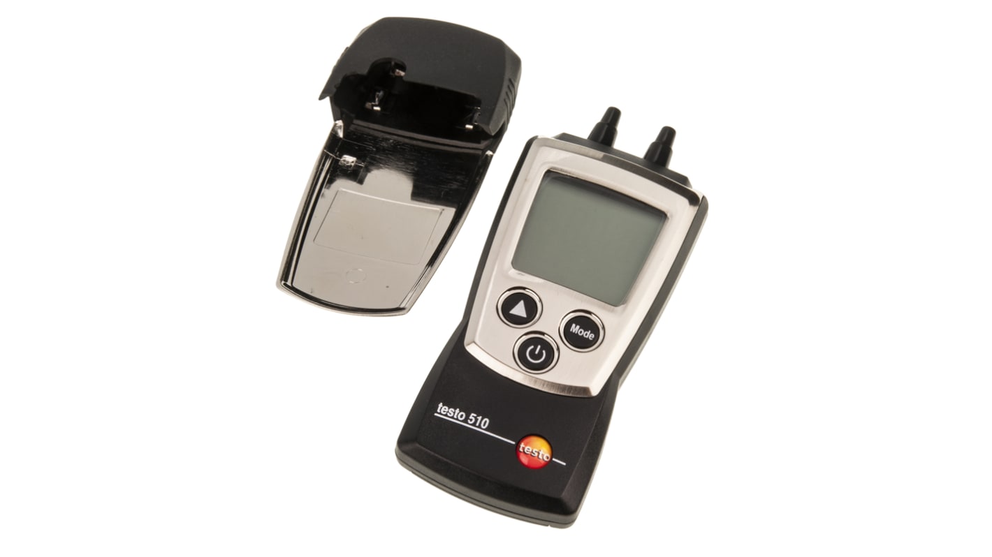 Testo 510 Differential Digital Pressure Meter, Max Pressure Measurement 100mbar