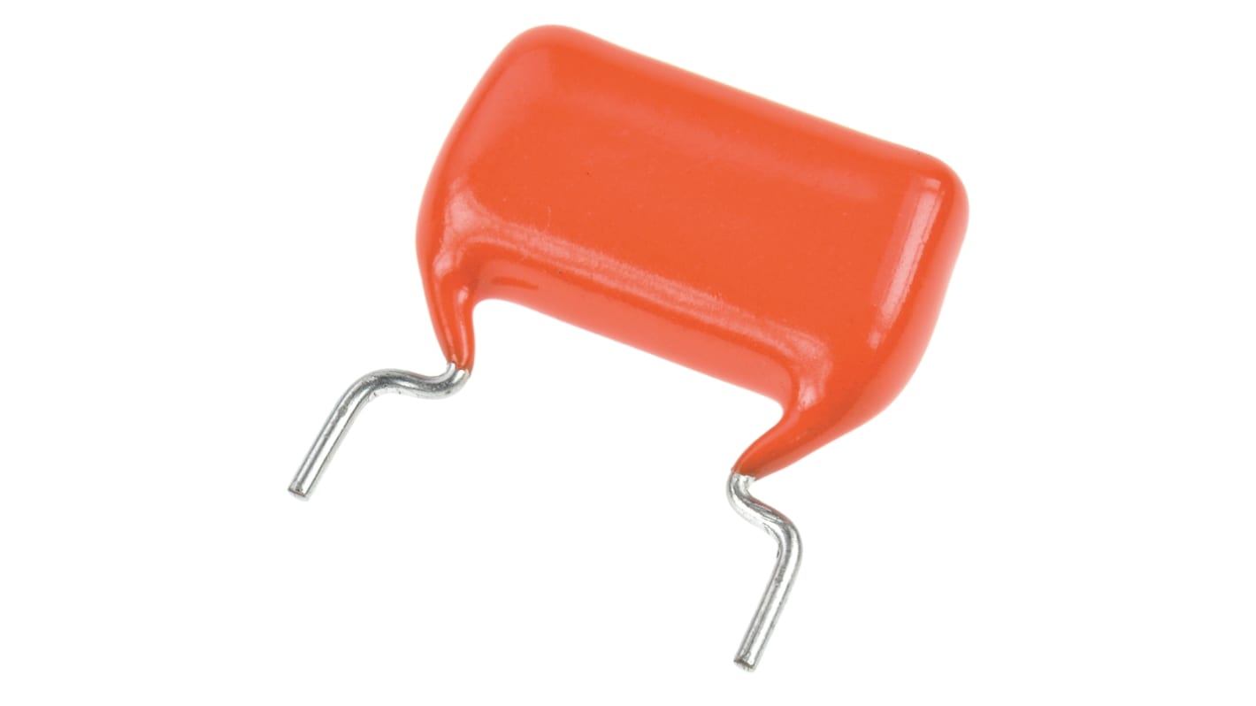 Vishay 368, MKT368 Polyester Film Capacitor, 160 V ac, 250 V dc, ±10%, 220nF, Through Hole