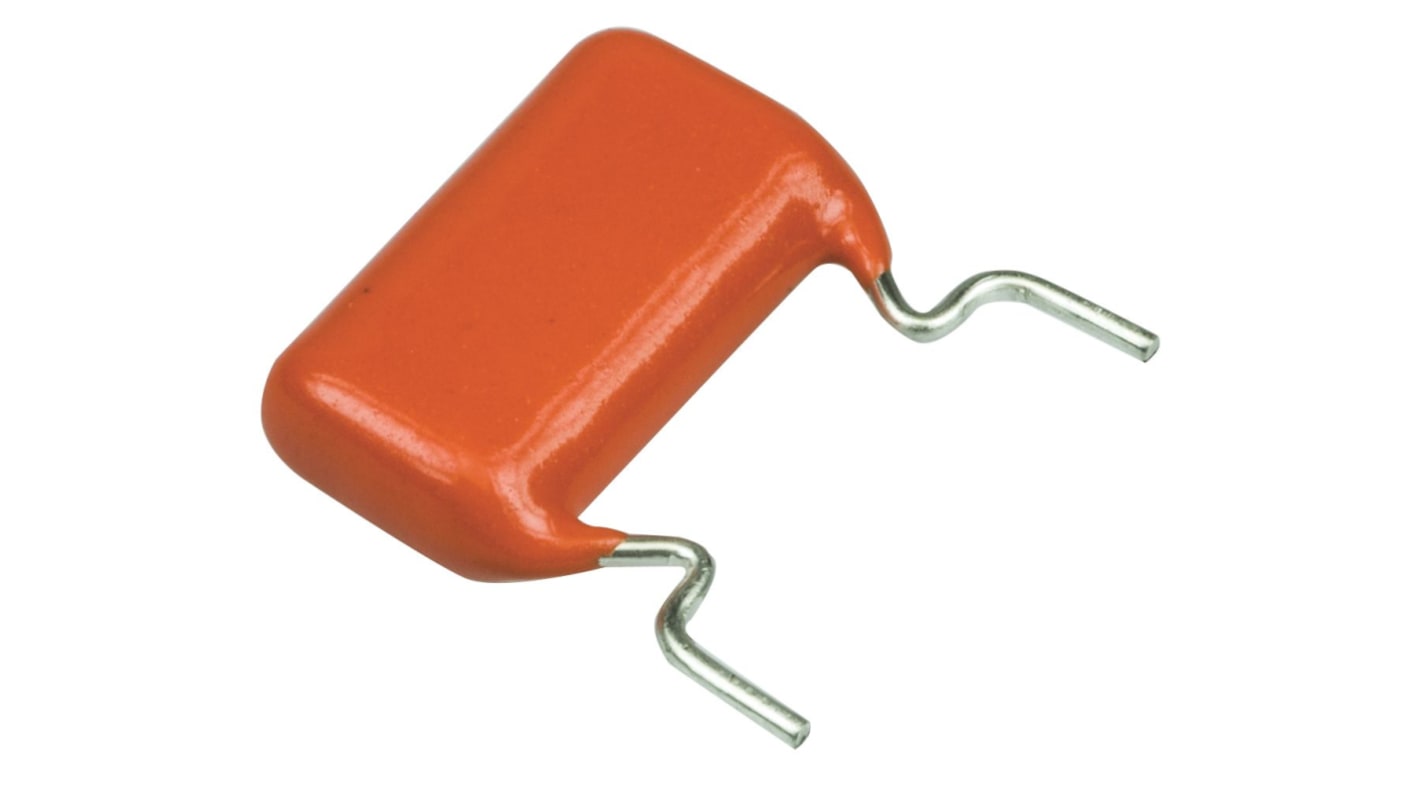 Vishay 368, MKT368 Polyester Film Capacitor, 220 V ac, 400 V dc, ±10%, 100nF, Through Hole