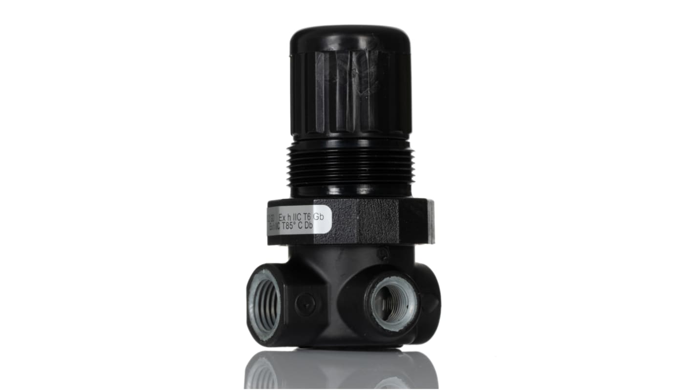 Norgren G 1/4 Pneumatic Regulator - 0.3bar to 7bar, 1/4in, 20bar max. input