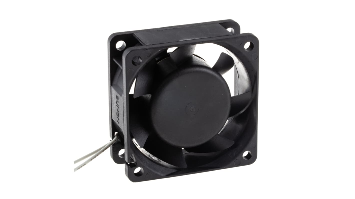 Ventilador Axial Sunon MA de 60 x 60 x 25mm, 230 V ac, 4.4W, 4200rpm, caudal 30.6m³/h, 31dB