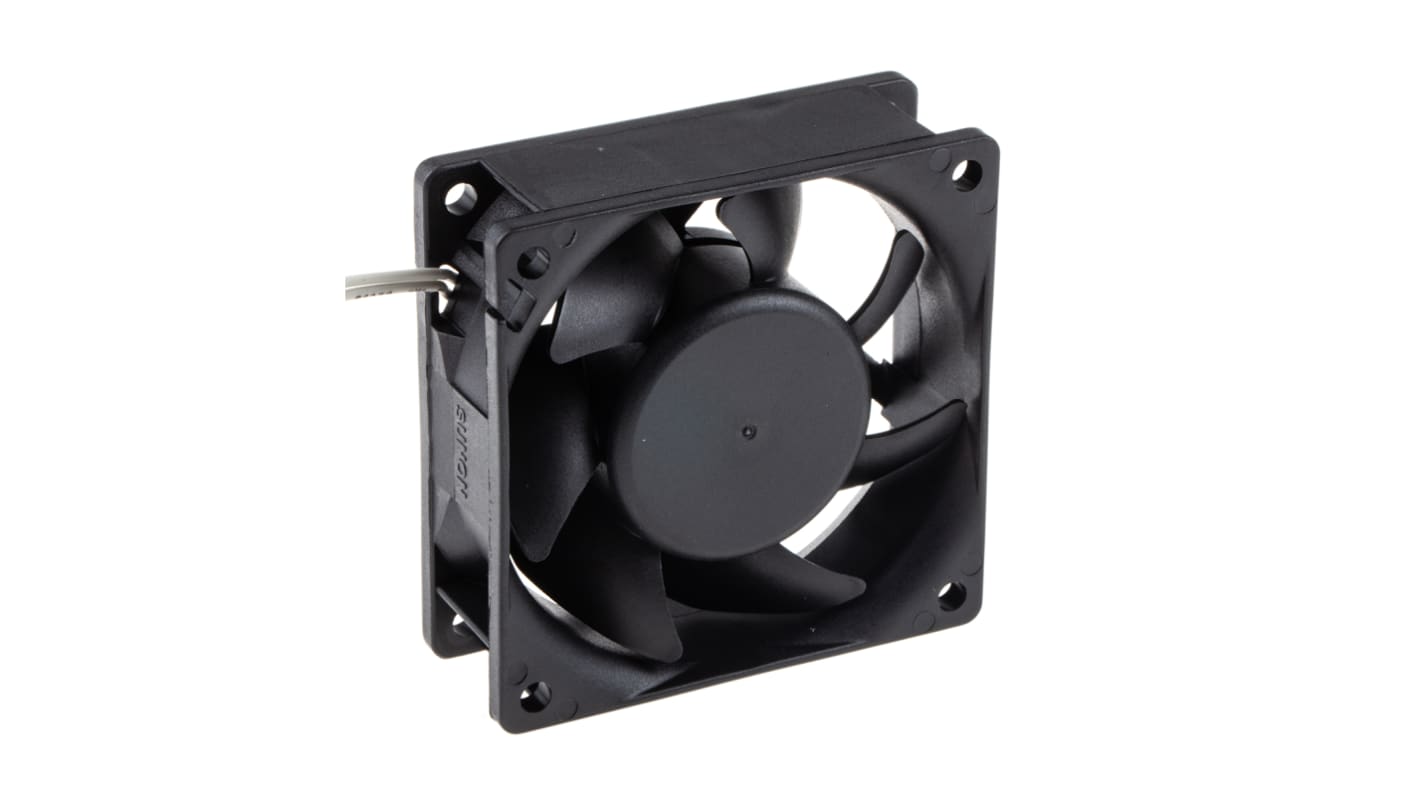 Axiální ventilátor, řada: MA AC, 70 x 70 x 25mm, průtok vzduchu: 49.3m³/h 4.4W 230 V AC
