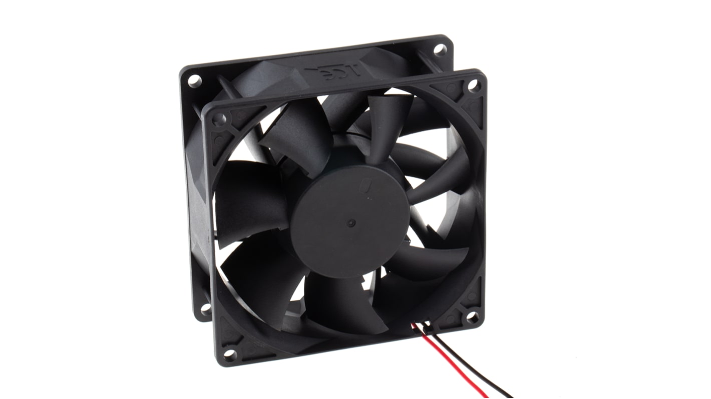 Sunon PMD Series Axial Fan, 24 V dc, DC Operation, 156m³/h, 6W, 250mA Max, 92 x 92 x 38mm